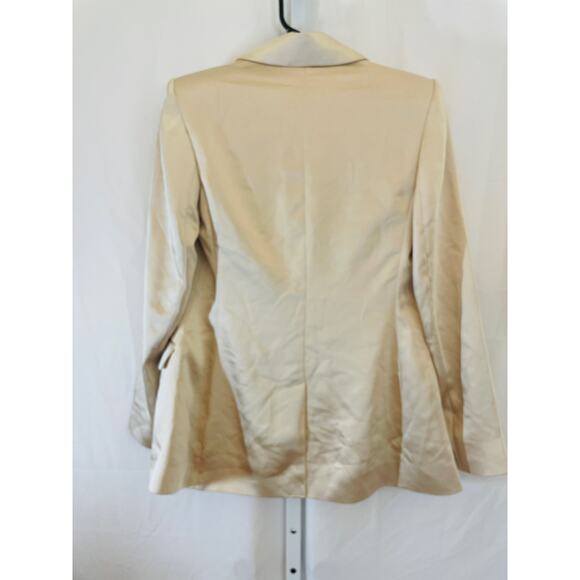 NWT Express Satin Jacket - Womens Size XS - Yellow - Picture 5 of 6